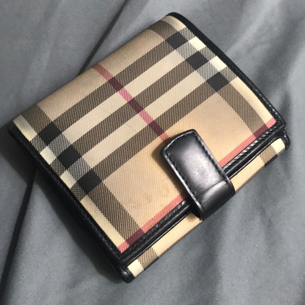 Authentic burberry wallet